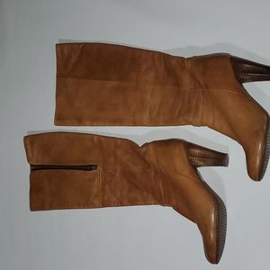 Miss Mooze Tan Leather boots